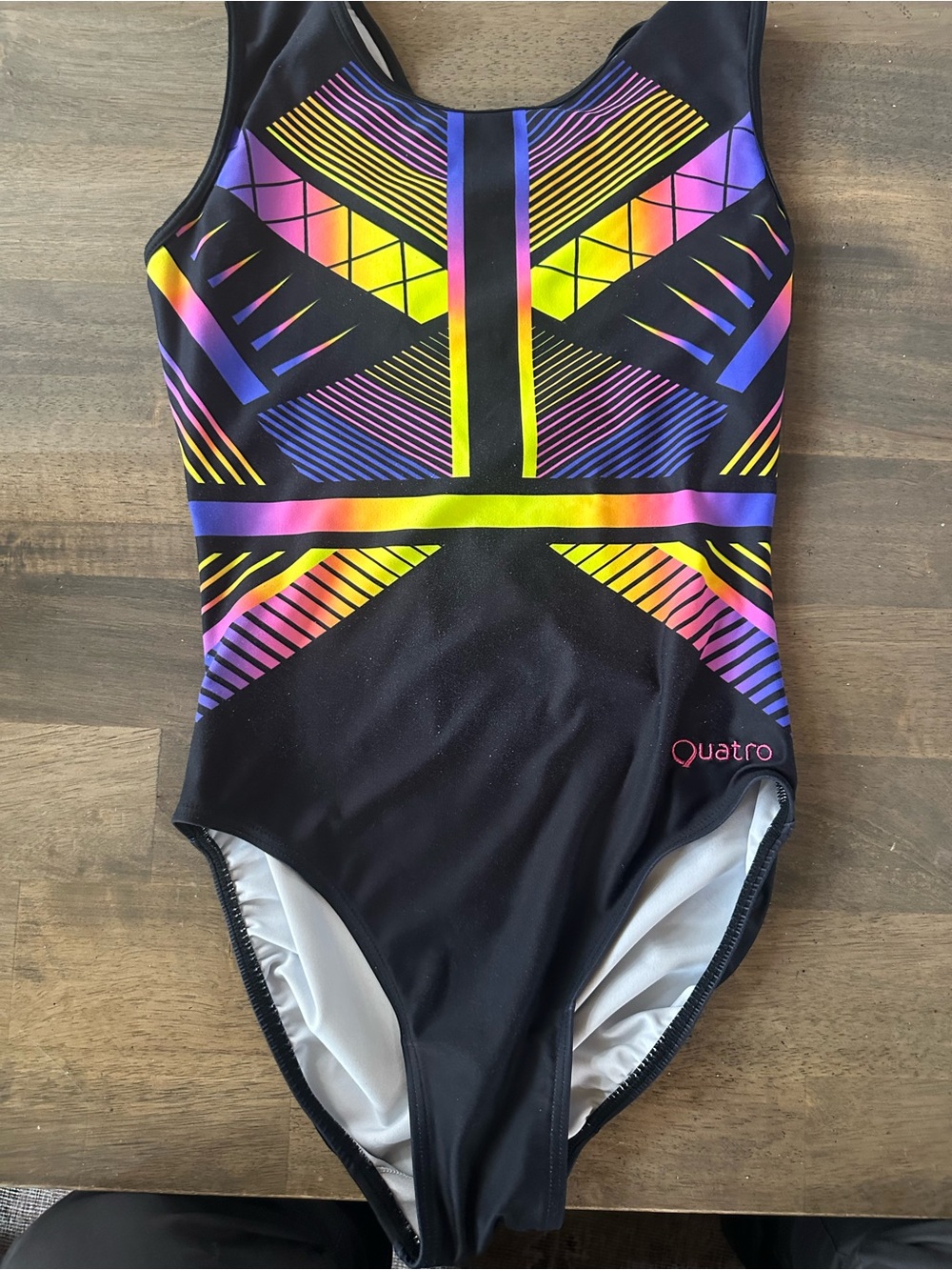 Quatro gymnastics leotard. Adult medium. GUC